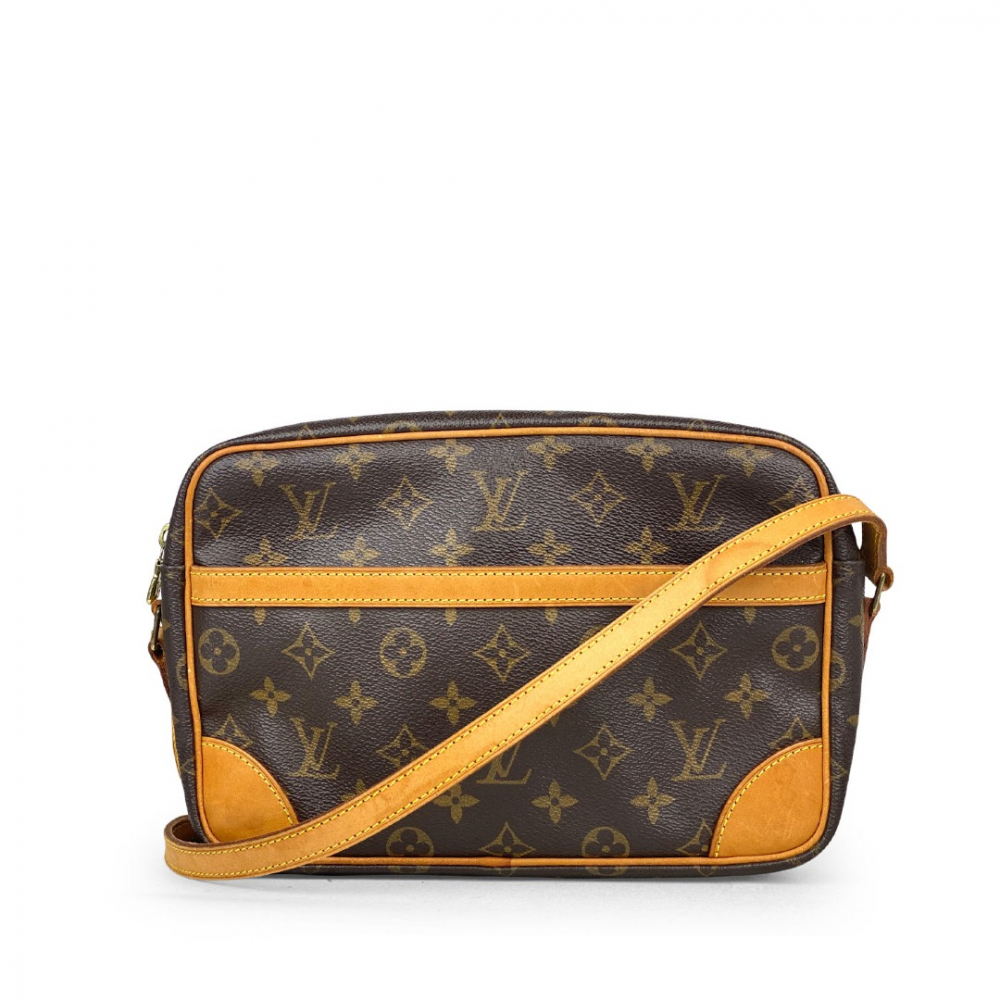 Brown Louis Vuitton Monogram Empreinte Trocadero Shoulder Bag