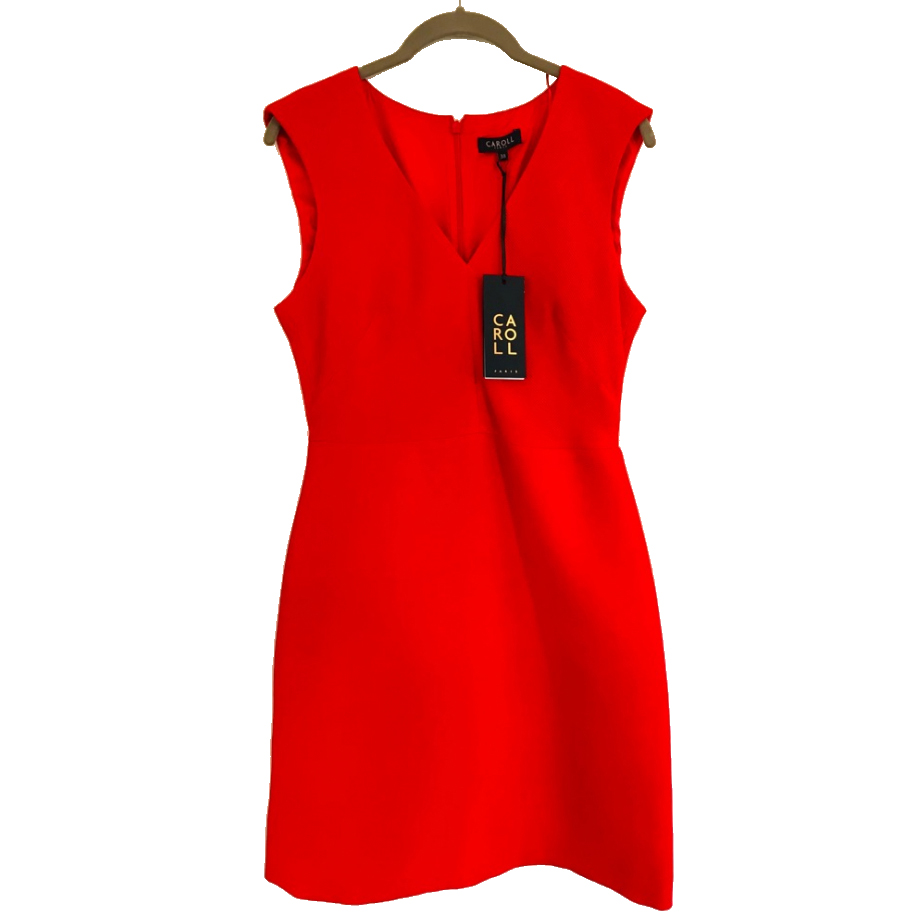 Caroll robe clearance rouge