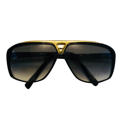 Louis Vuitton Black and Gold Evidence Men Sunglasses Louis Vuitton | The  Luxury Closet