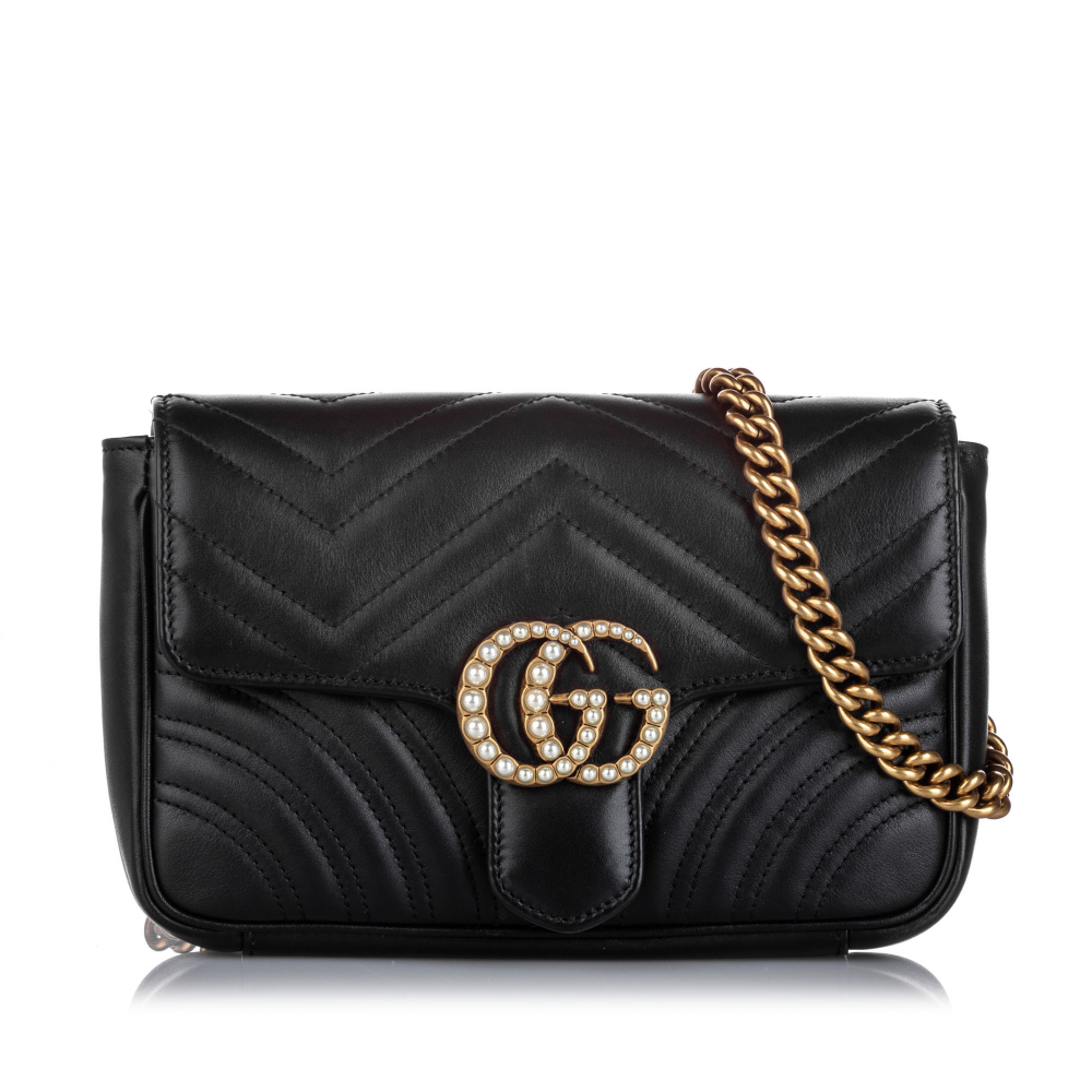 Gucci marmont pearl 2025 belt bag