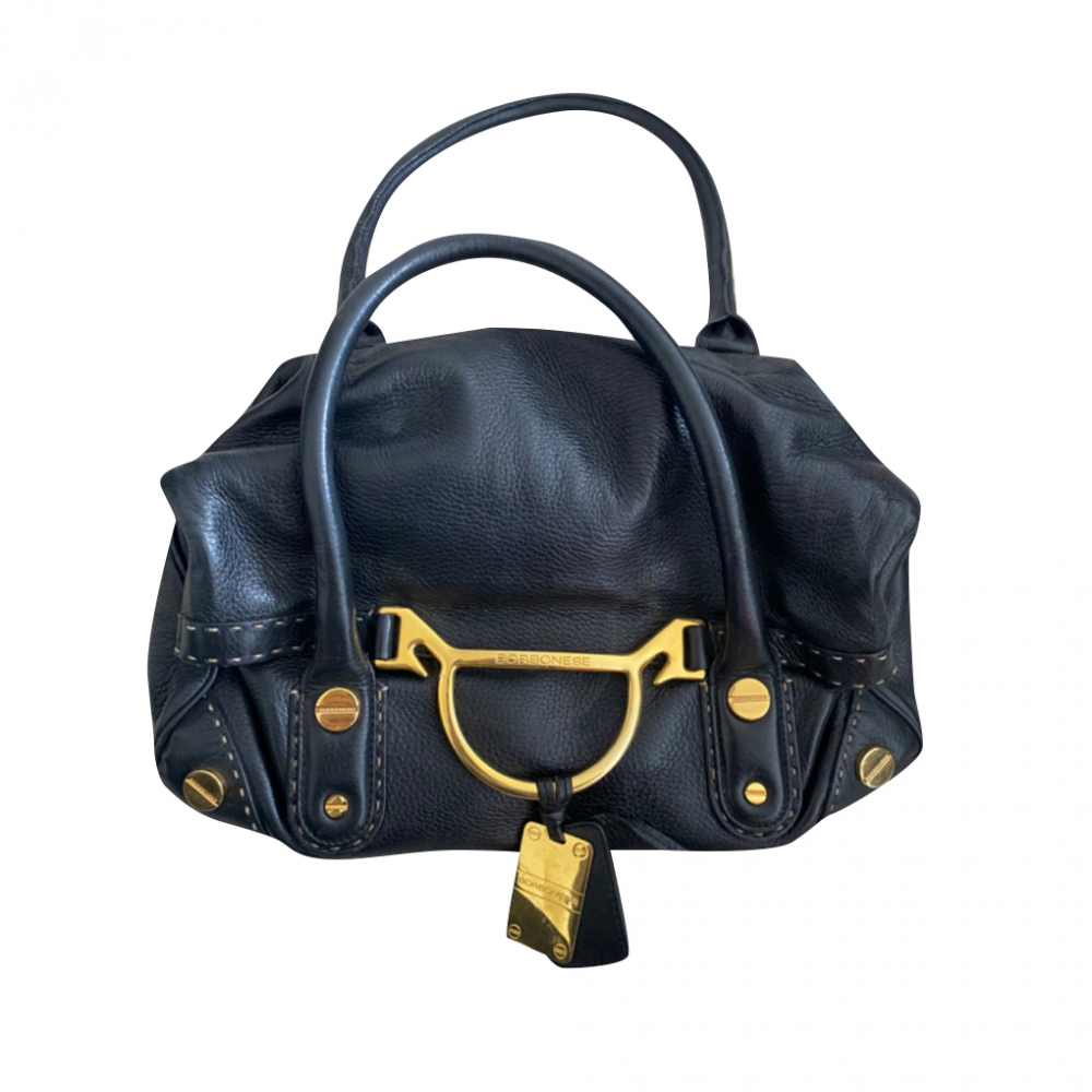 Calf leather bag Borbonese MyPrivateDressing