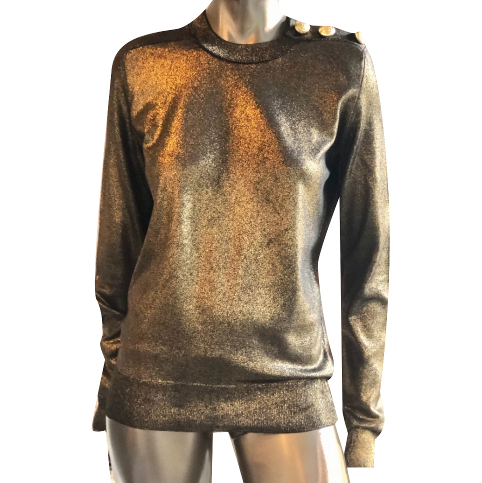 H&m 2024 gold sweater