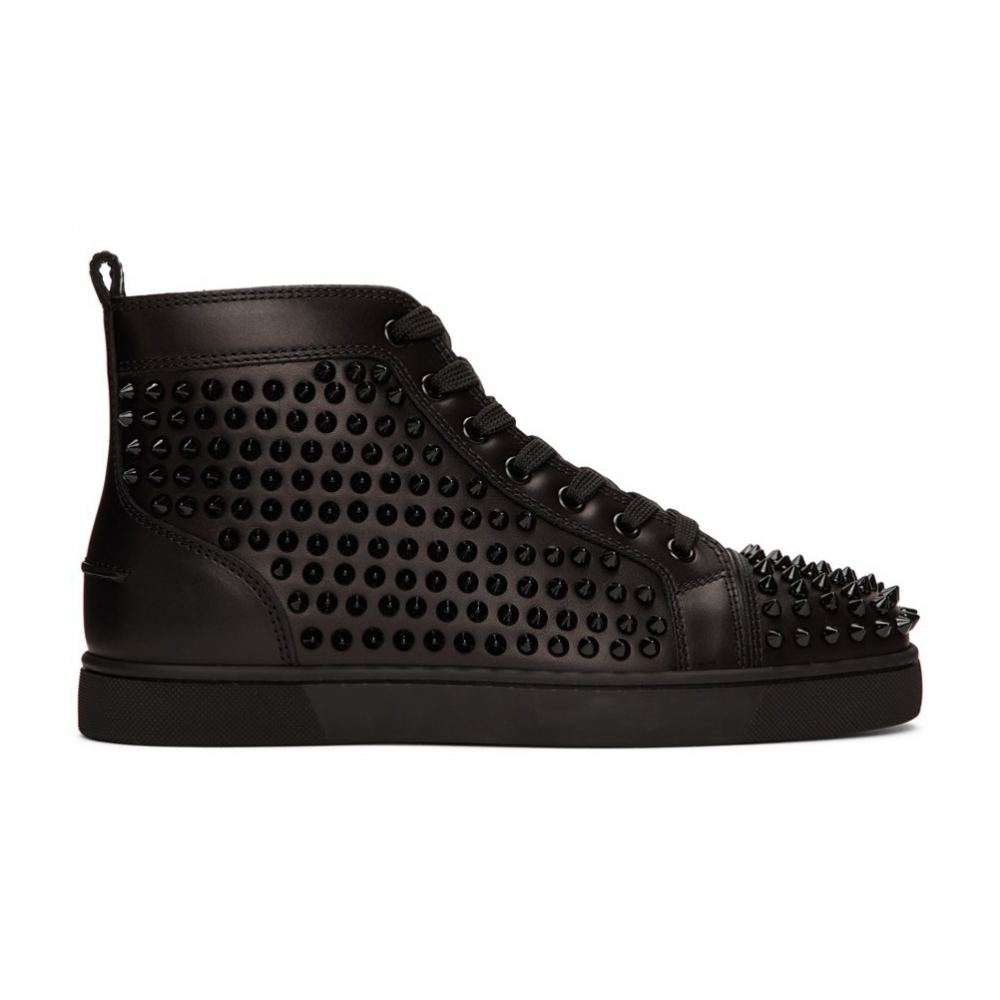 Christian Louboutin Louis Spiked High-Top Sneakers