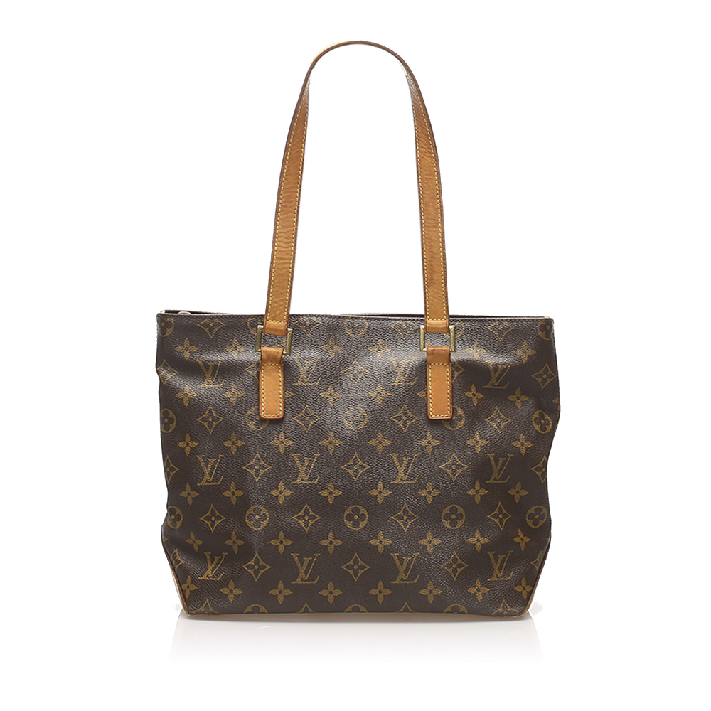 Louis Vuitton B Louis Vuitton Brown Monogram Canvas Canvas Monogram Cabas Piano France