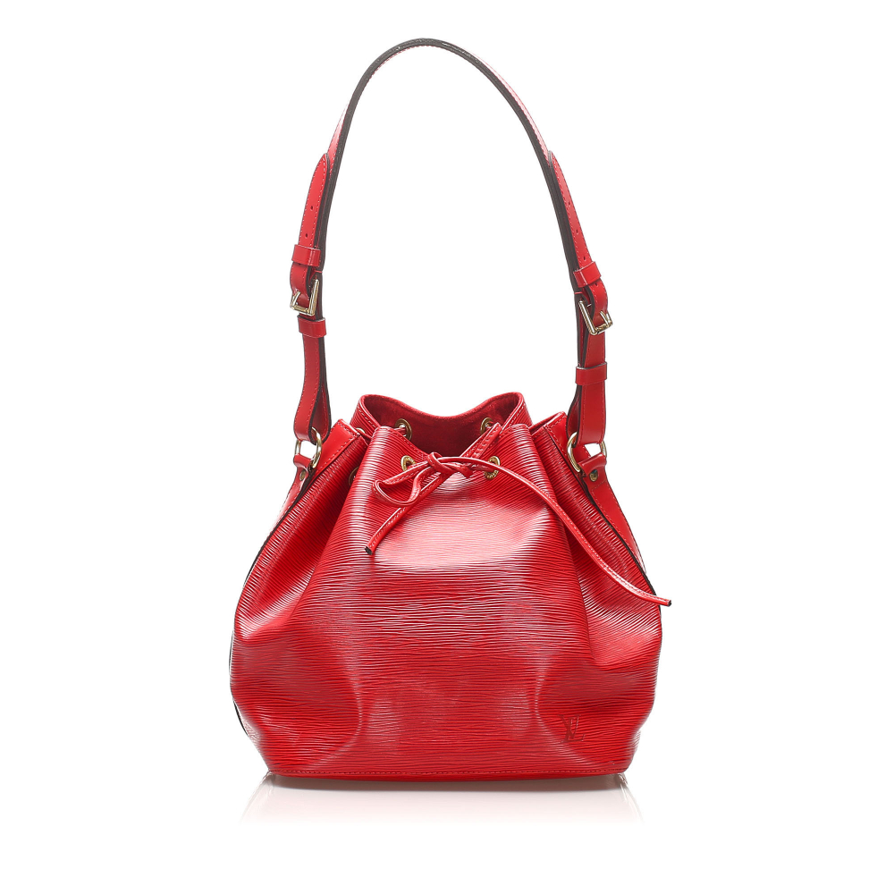 Louis Vuitton AB Louis Vuitton Red Epi Leather Leather Epi Petit Noe France