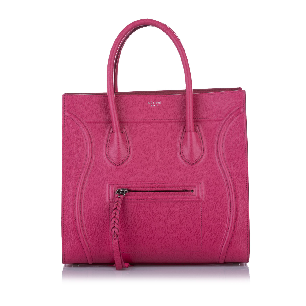 Celine B Celine Pink Calf Leather Phantom Handbag FRANCE