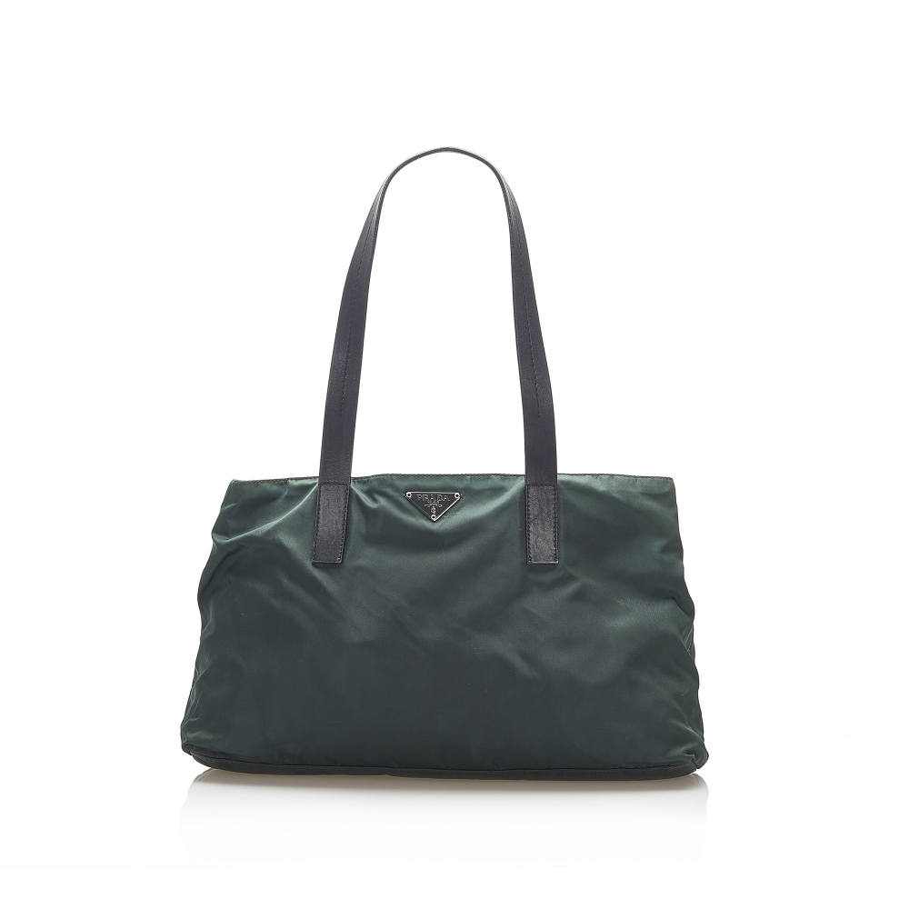 prada dark green bag