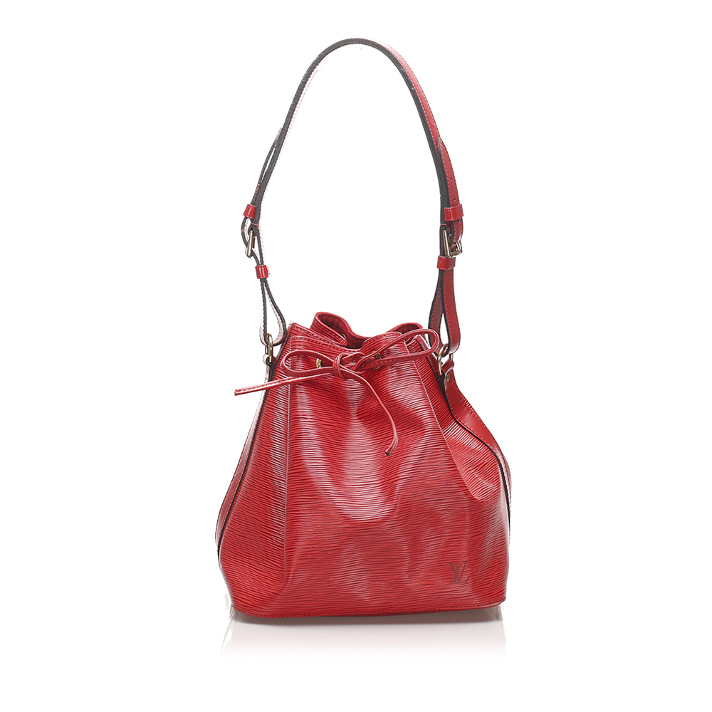 Louis Vuitton B Louis Vuitton Red Epi Leather Leather Epi Petit Noe France