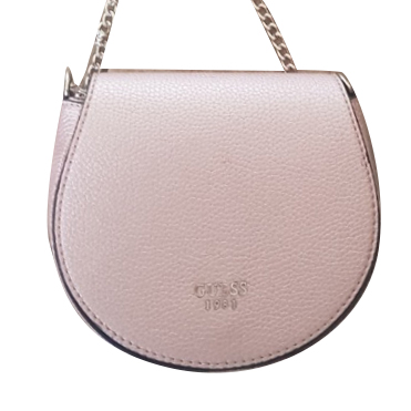 Guess Pink metallic shoulder bag