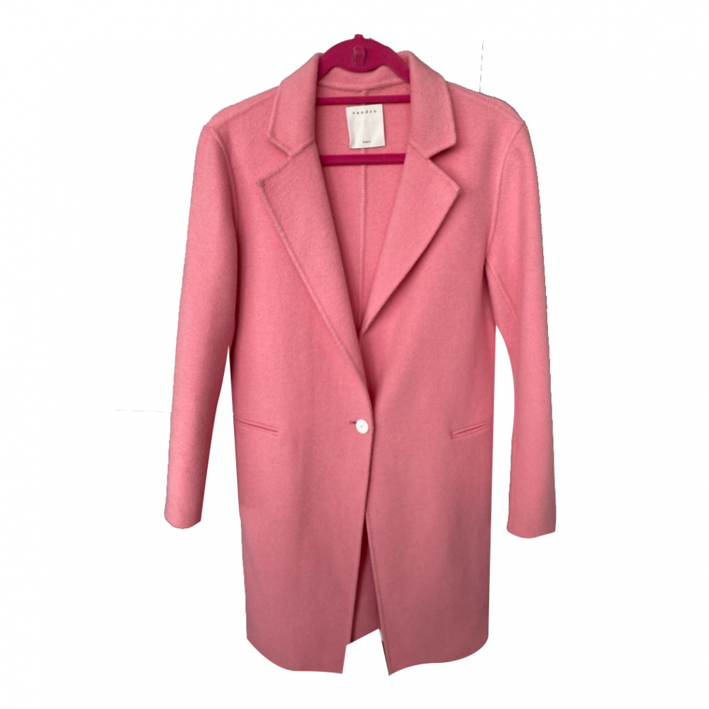 Sandro sales pink coat