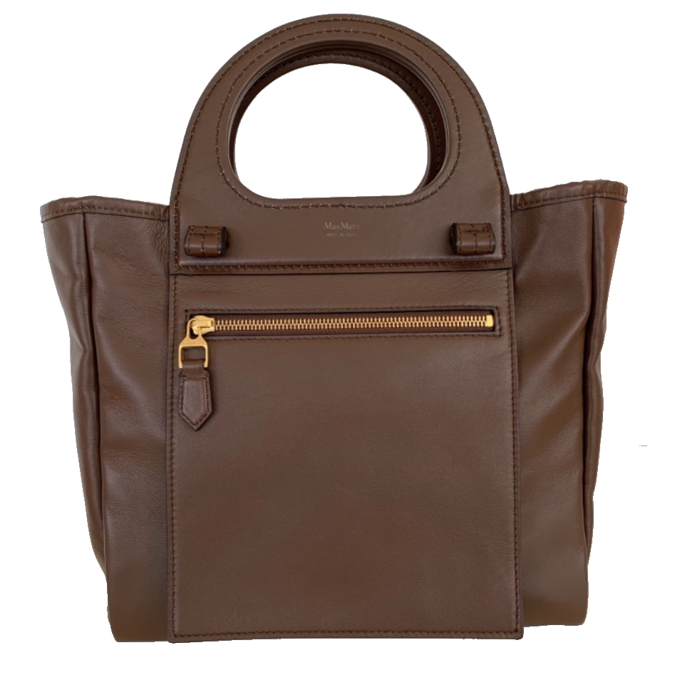 Max Mara soft calf leather shoulder bag