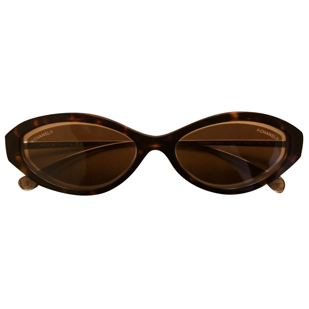 Chanel hotsell oval sunglasses