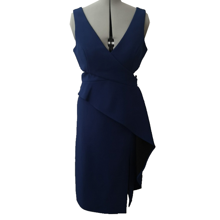 RN 80734 Dress electric blue BCBG Max Azria MyPrivateDressing