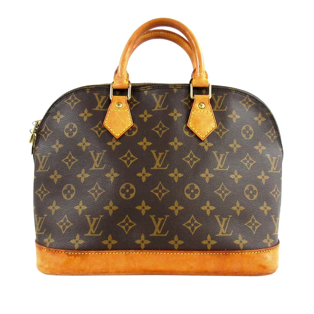 Louis Vuitton B Louis Vuitton Brown Monogram Canvas Canvas Monogram Alma PM France