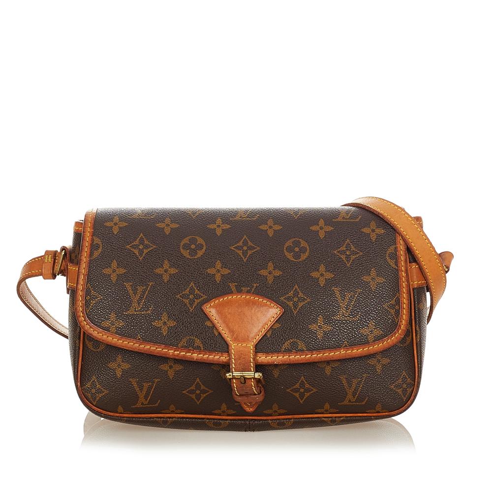 Louis Vuitton B Louis Vuitton Brown Monogram Canvas Canvas Monogram Sologne France