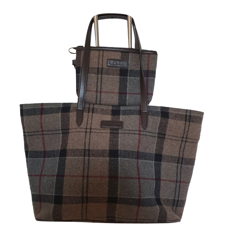 Barbour Tartan bag