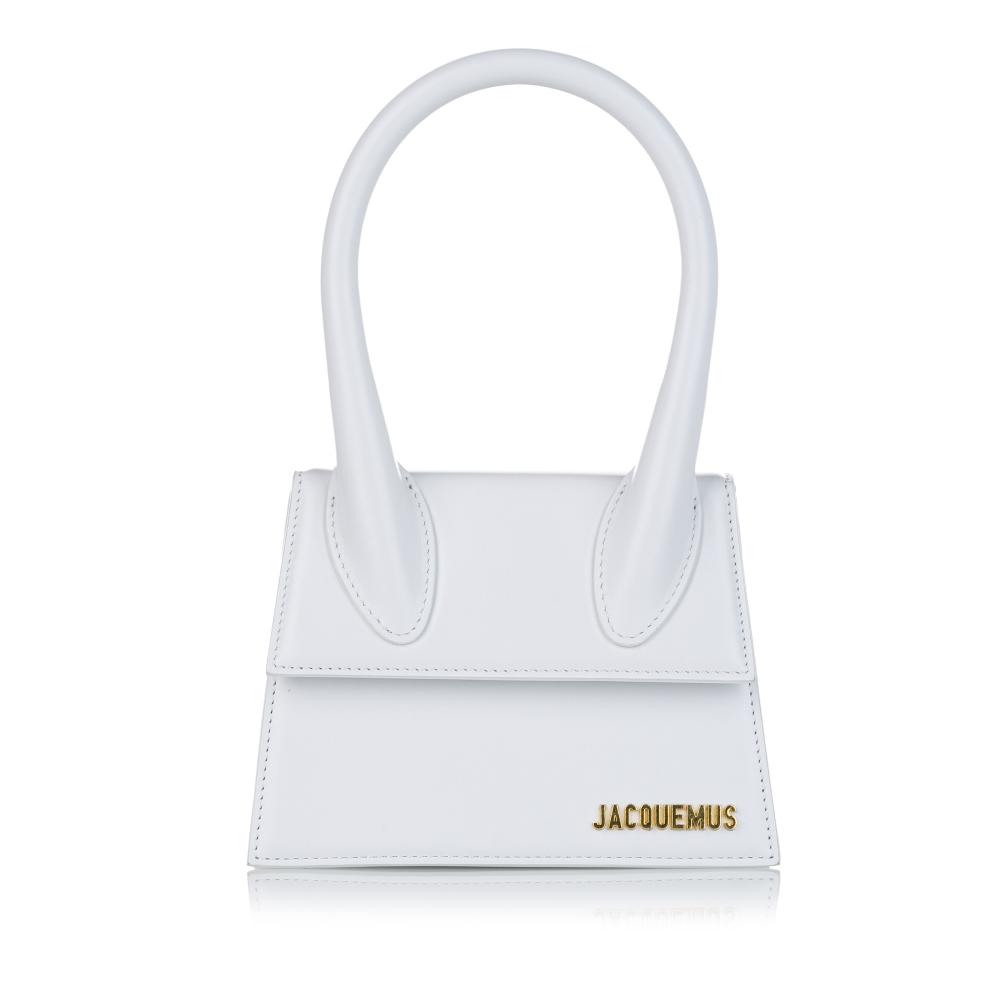 Jacquemus AB Jacquemus White Calf Leather Le Chiquito Mini Bag Italy