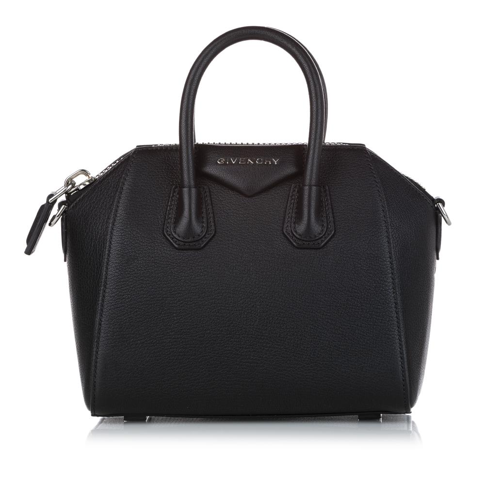 Givenchy AB Givenchy Black Calf Leather Antigona Satchel France