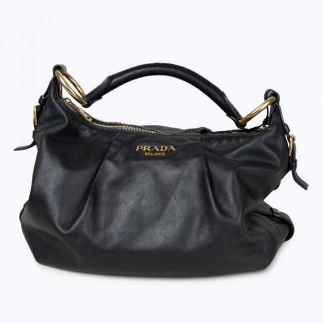 Prada discount lambskin handbag