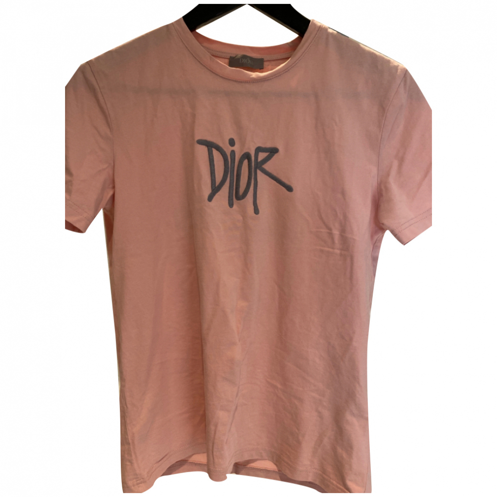 Christian Dior CHRISTIAN DIOR logo embroidery Long sleeve polo shirt Pink  P10597  OTTO VINTAGE