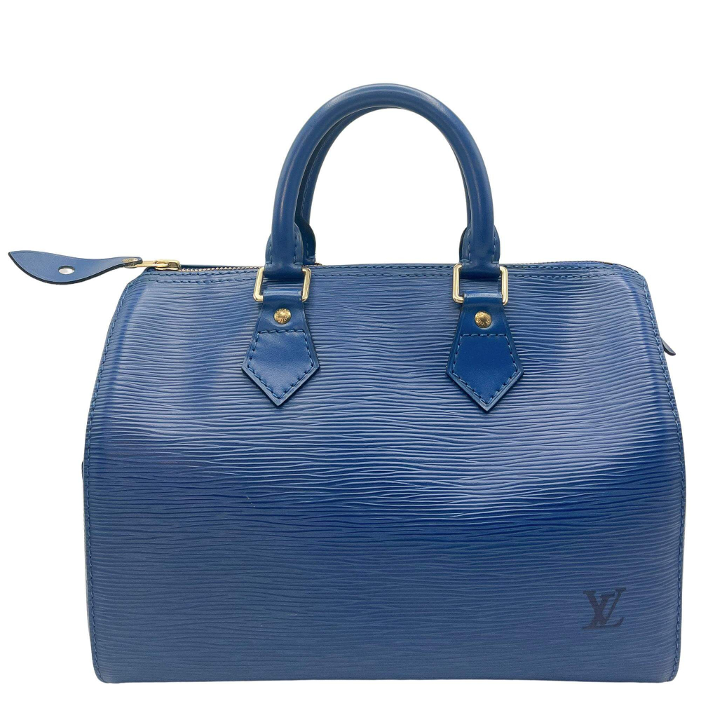 Louis Vuitton Speedy 25 Blue Epi