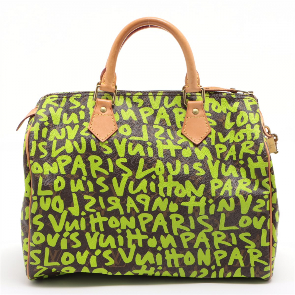 Louis Vuitton Speedy 30 Monogram Limited Edition Stephen Sprouse Graffiti