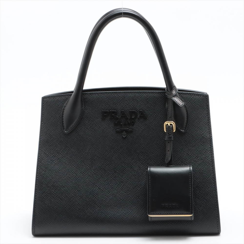 Prada 2 way leather bag online