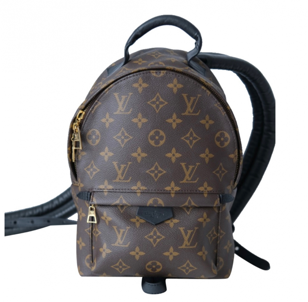 Palm springs leather backpack Louis Vuitton Brown in Leather - 37312220