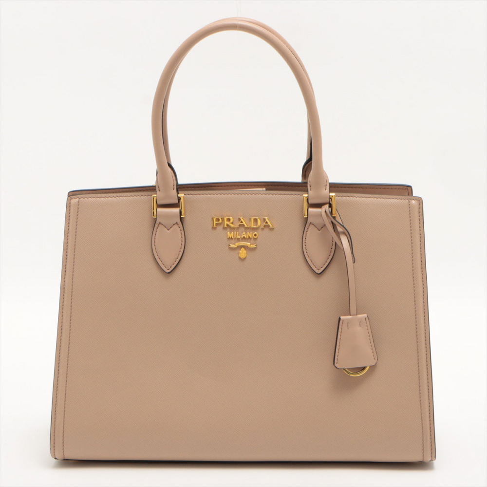 Prada Saffiano 2way handbag Pink