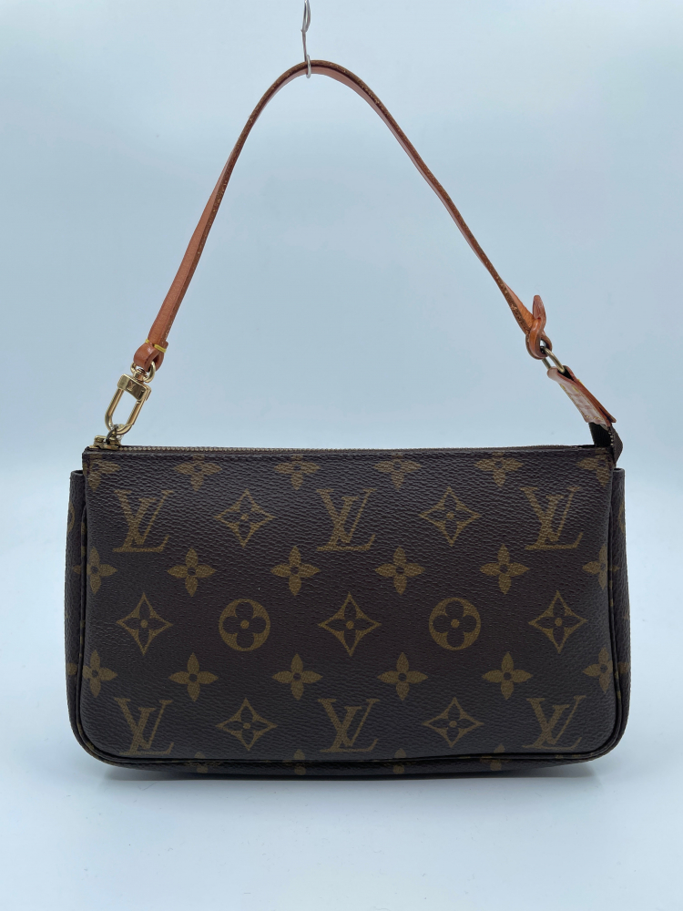 Louis Vuitton Brown Canvas Louis Vuitton Pochette Accessoires