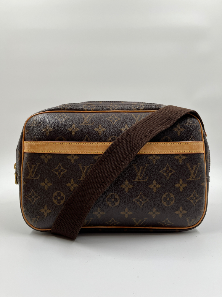 Louis Vuitton Brown Canvas Louis Vuitton Reporter