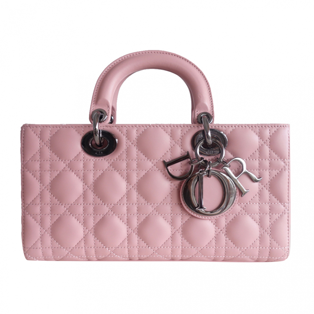 Bag Lady D Joy old pink leather Christian Dior MyPrivateDressing