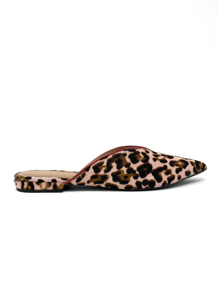 Arezzo Animal Print Mule - Size EU 39