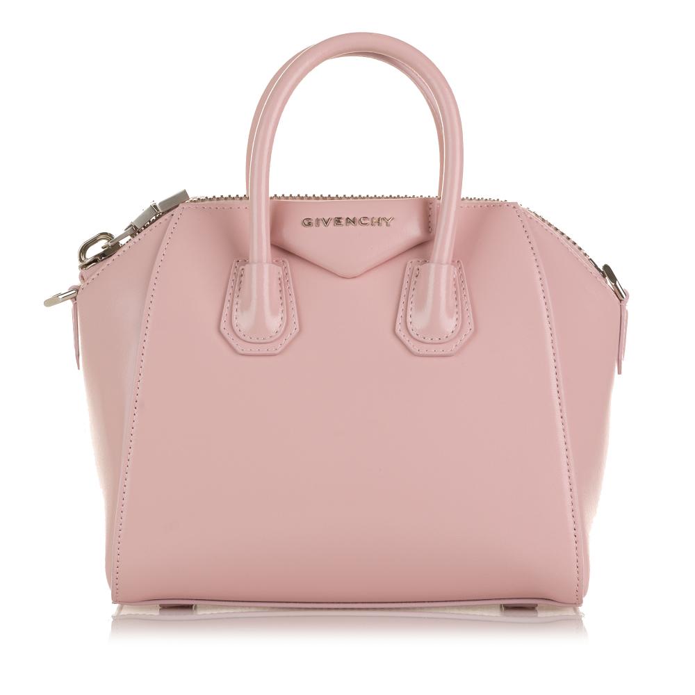 Givenchy B Givenchy Pink Light Pink Calf Leather Mini Antigona Satchel Italy