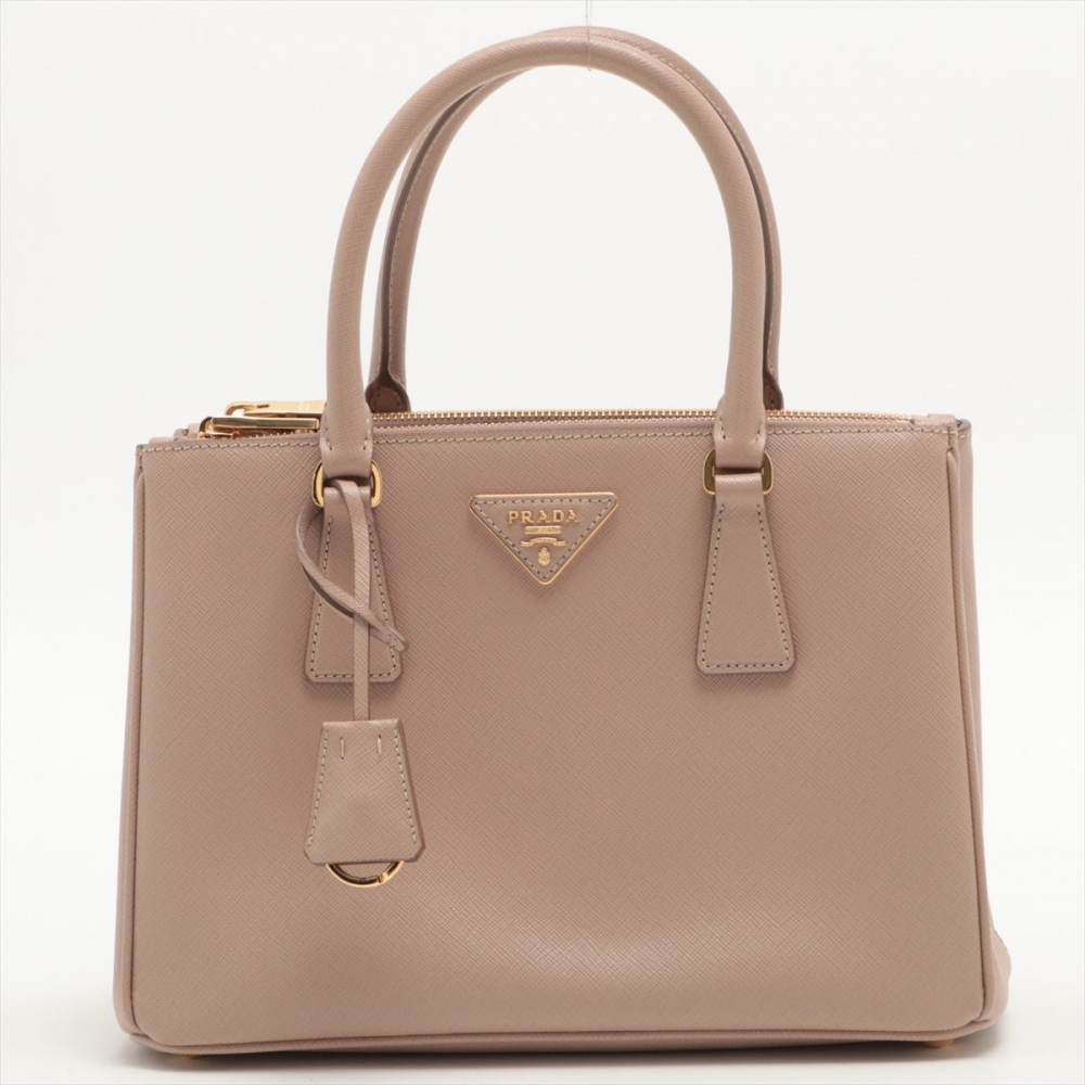 Prada Galleria in Saffiano Leather 2way handbag Cipria