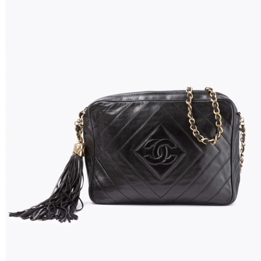 Chanel Chevron Camera Bag