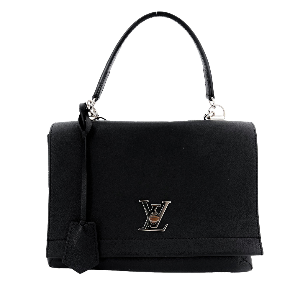 Louis Vuitton Twist LockMe 2-Way Black Leather