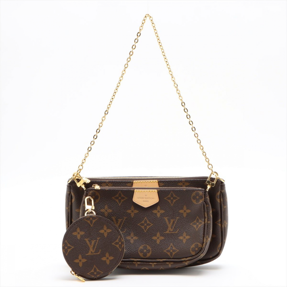 Louis Vuitton Multi Pochette Accessoires Monogram Canvas & Leather Bag