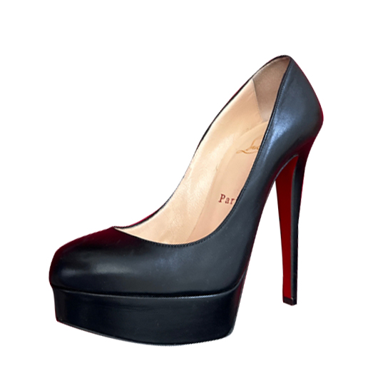 Louboutin plateau high heels hotsell