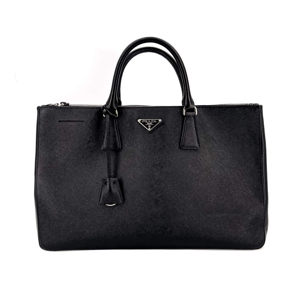 Prada Galleria Large Leather Black Tote