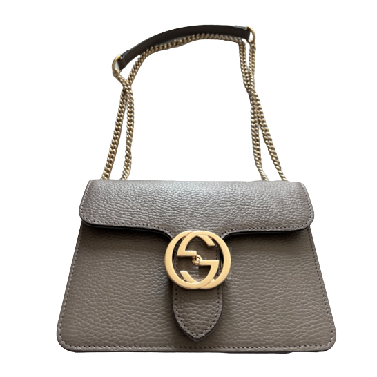 Chain link leather logo bag Gucci MyPrivateDressing