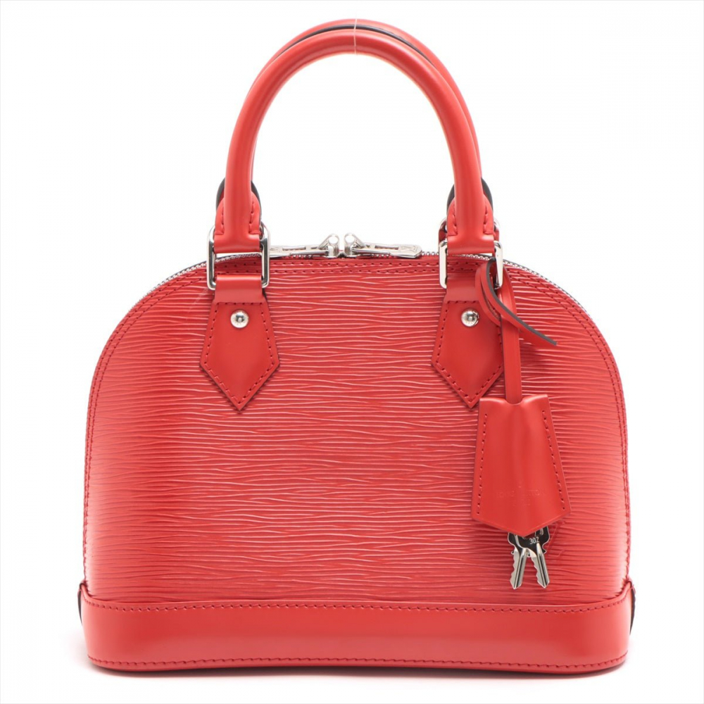 Louis Vuitton Alma BB Epi Red 2-Way Top Handle