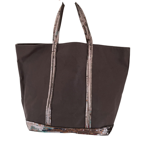 Vanessa Bruno M tote bag in canvas and sequins