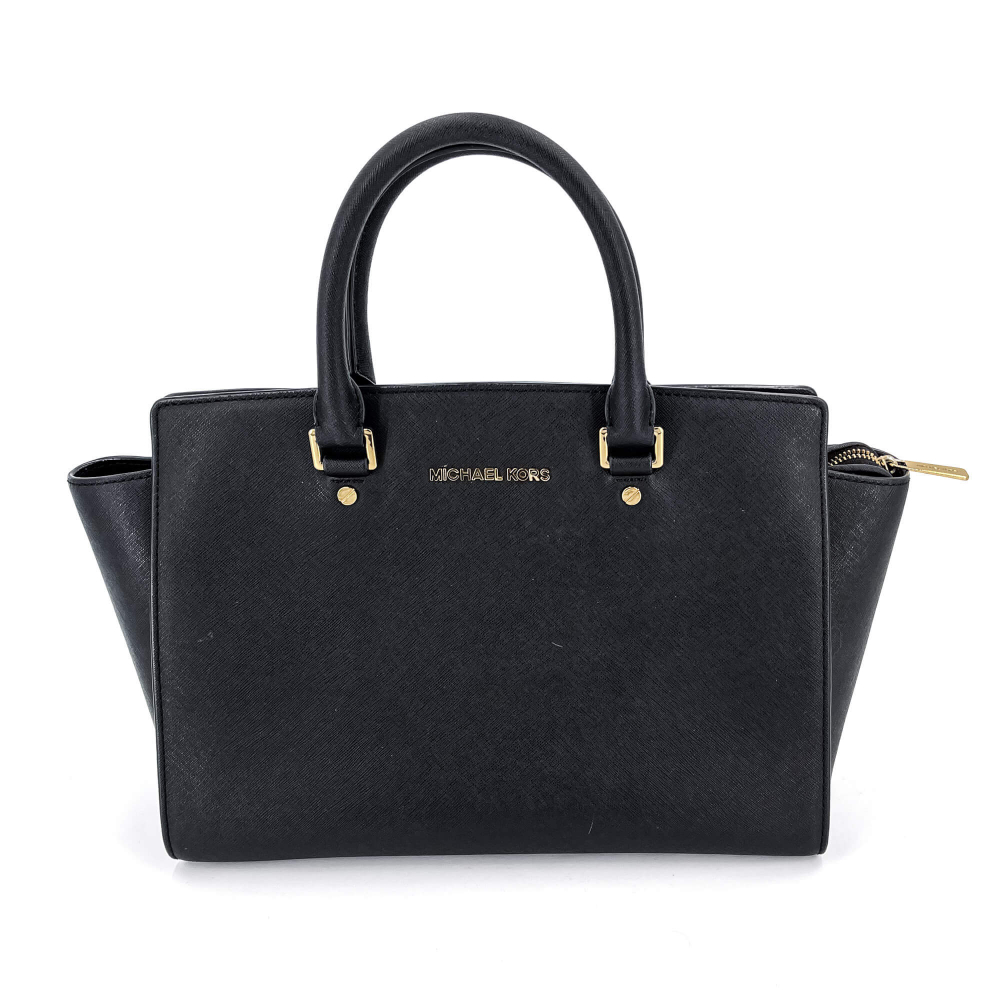 Michael Kors Selma Large Saffiano Leather Black