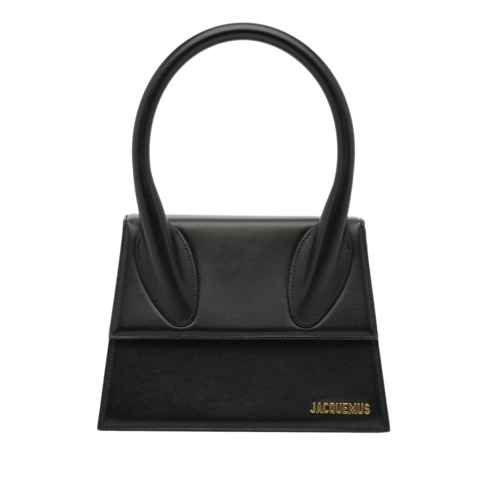 Jacquemus AB Jacquemus Black Calf Leather Le Grand Chiquito Italy