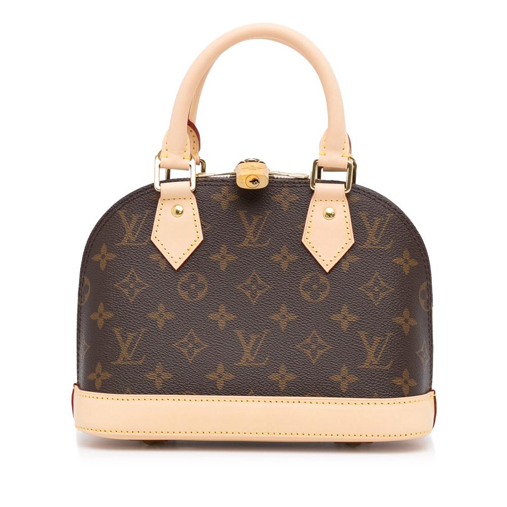 Louis Vuitton AB Louis Vuitton Brown Monogram Canvas Canvas Monogram Alma BB France