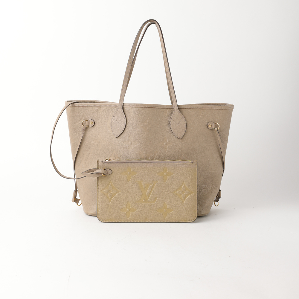 Louis Vuitton Neverfull MM Monogram Empreinte Tote Bag