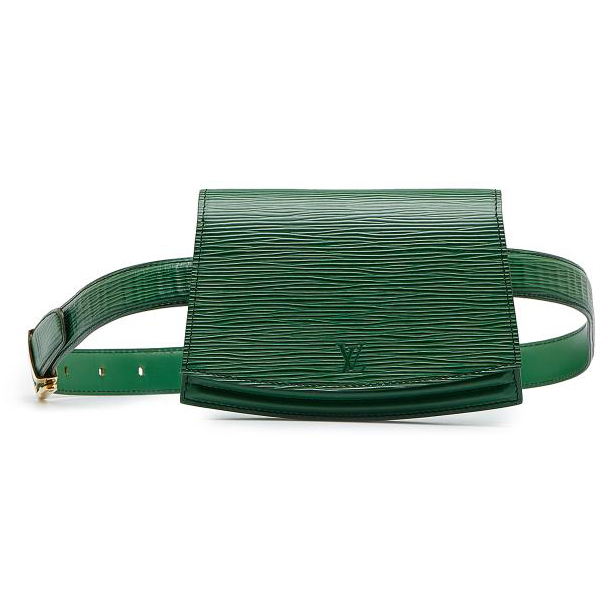 Louis Vuitton AB Louis Vuitton Green Epi Leather Leather Epi Tilsitt Belt Bag France