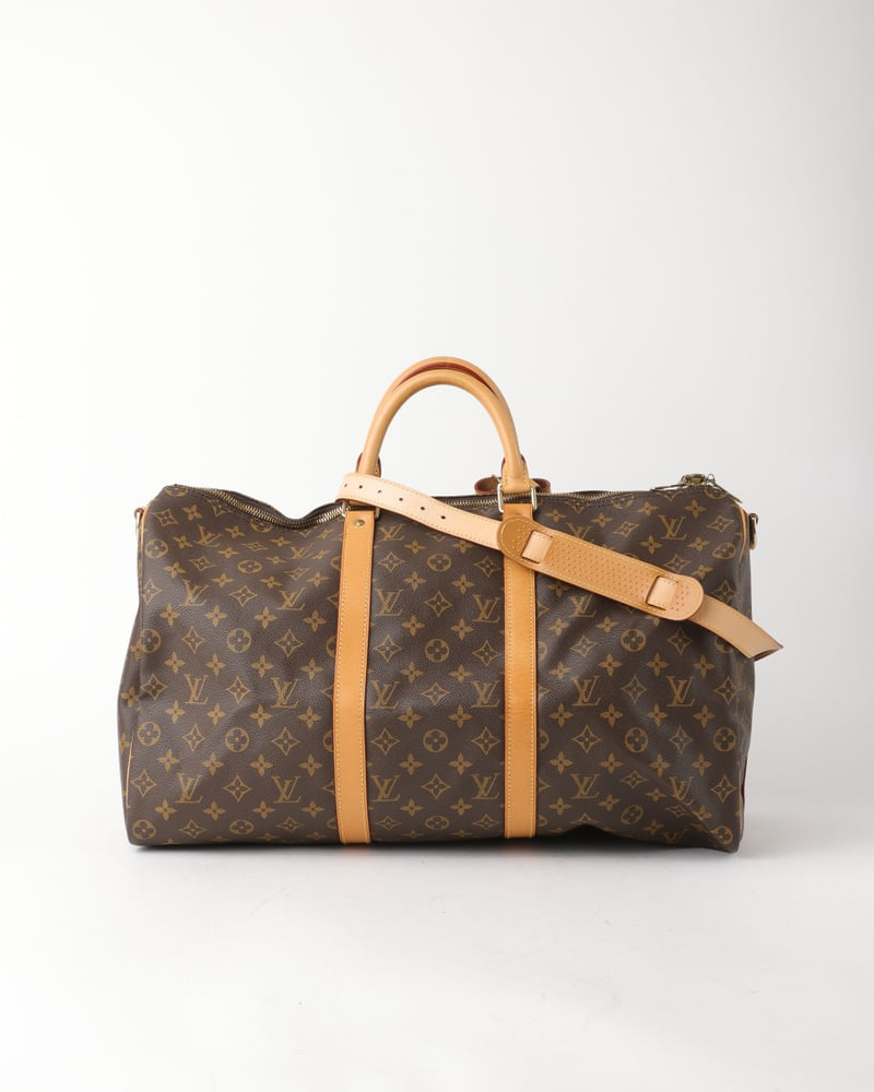 Louis Vuitton Monogram Keepall Bandouliere 50 Weekend Bag