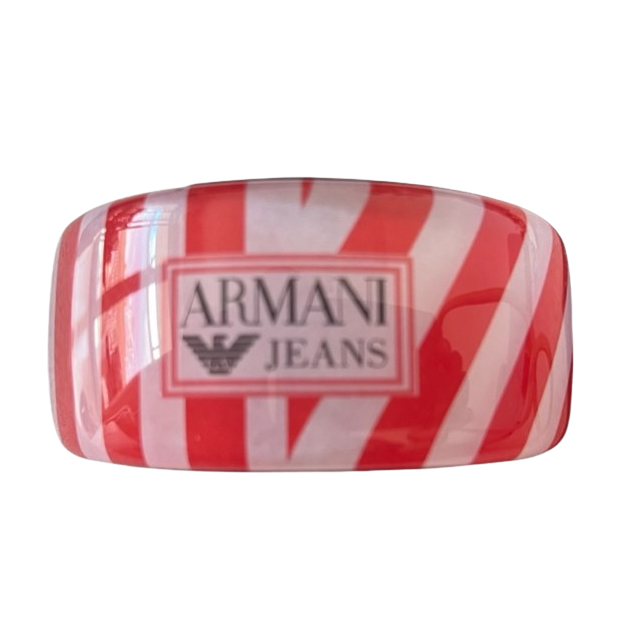 Armani Jeans Plexiglass bracelet